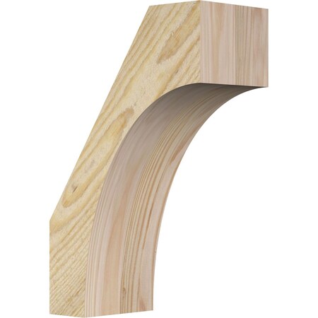 Ekena Millwork 4"W x 8"D x 12"H Westlake Rough Sawn Knee Brace, Douglas Fir BRC04X08X12WTL00RDF